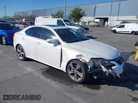 2012 Lexus IS 250 with VIN JTHBF5C23C5173325, listed as a IAAI auction lot 41612562 with Not provided miles and . Bid and sale history available at DreamBid. Image 1.