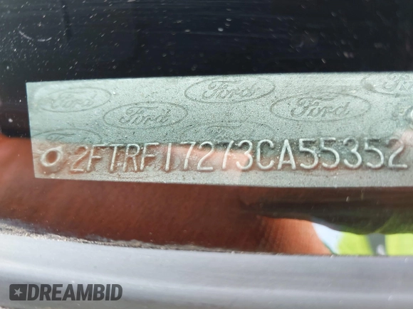 2003 Ford F-150 XL с VIN 2FTRF17273CA55352, выставлен на аукционе IAAI как лот 42408446 с пробегом 113 080 миль миль и . История ставок и продаж доступна на DreamBid. Изображение 9.