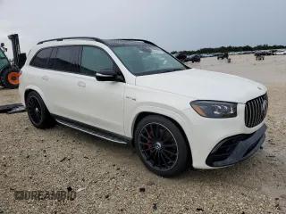 2021 Mercedes-Benz GLS 63 AMG with VIN 4JGFF8KE7MA324400, listed as a Copart auction lot 68490884 with 13,706 mi miles and Salvage Title. Bid and sale history available at DreamBid. Image 4.