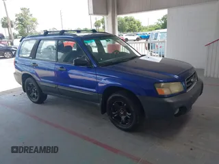 2003 Subaru Forester X z VIN JF1SG63693H736518, wystawiony jako IAAI lot #42442411 z przebiegiem 276 169 mil mil oraz . Historia ofert i sprzedaży dostępna na DreamBid. Obrazek 1.