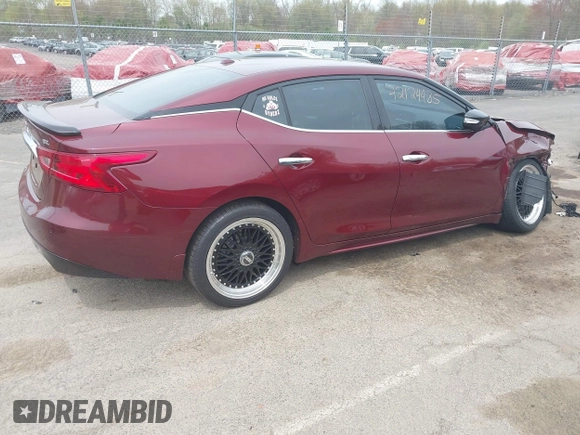 2017 Nissan Maxima SV with VIN 1N4AA6AP3HC362422, listed as a IAAI auction lot 42124485 with 103,615 mi miles and . Bid and sale history available at DreamBid. Image 14.