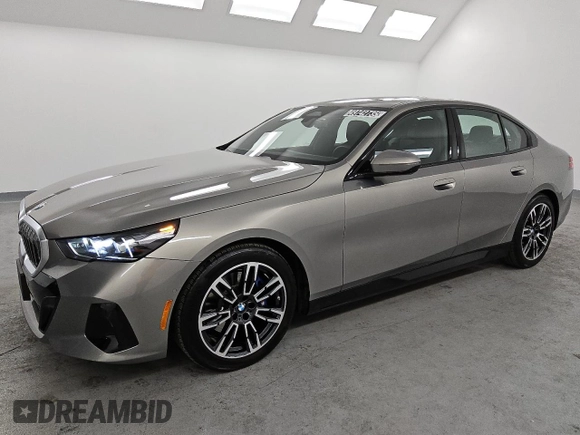2024 BMW 5 Series 530i with VIN WBA43FJ0XRCS73661, listed as a Copart auction lot 49742735 with 19,148 mi miles and Clean Title. Bid and sale history available at carsss.com. Image 1.