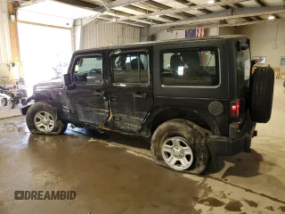 2018 Jeep Wrangler JK Unlimited Sport S with VIN 1C4BJWDG6JL846777, listed as a Copart auction lot 42458405 with 27,024 mi miles and Salvage Title. Bid and sale history available at carsss.com. Image 2.