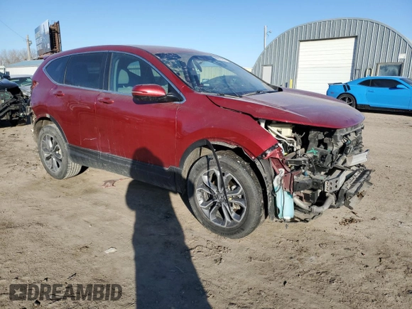 2022 Honda CR-V EX with VIN 7FARW2H53NE033248, listed as a Copart auction lot 89315105 with 102,029 mi miles and Salvage Title. Bid and sale history available at carsss.com. Image 4.