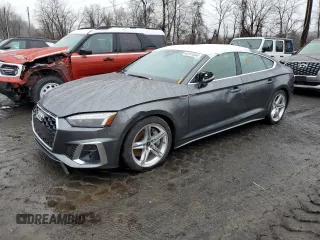 2022 Audi A5 Sportback S line Premium Plus with VIN WAUFACF5XNA023831, listed as a Copart auction lot 40151634 with 12,402 mi miles. Bid and sale history available at carsss.com. Image 1.