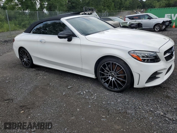 2023 Mercedes-Benz C 300 with VIN W1KWK8DB2PG119688, listed as a Copart auction lot 66155854 with 13,186 mi miles and Salvage Title. Bid and sale history available at DreamBid. Image 4.