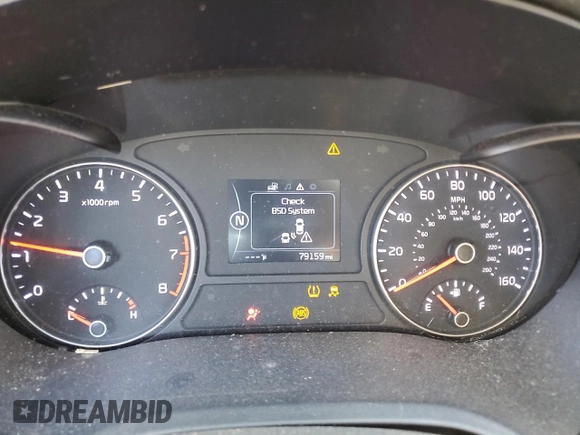 2018 Kia Optima LX z VIN 5XXGT4L31JG264721, wystawiony jako Copart lot #47274735 z przebiegiem 79 159 mil mil oraz Szkoda całkowita • Salvage title. Historia ofert i sprzedaży dostępna na DreamBid. Obrazek 9.