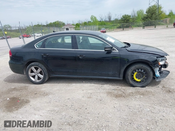 2013 Volkswagen Passat SE with VIN 1VWBH7A33DC000739, listed as a IAAI auction lot 42348369 with 154,793 mi miles and . Bid and sale history available at DreamBid. Image 13.