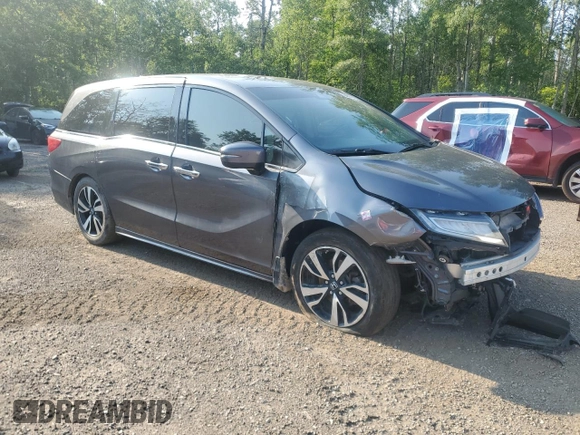2018 Honda Odyssey Touring with VIN 5FNRL6H87JB510618, listed as a Copart auction lot 62817195 with 360,078 mi miles and Clean title. Bid and sale history available at DreamBid. Image 4.