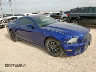 2014 Ford Mustang V6 with VIN 1ZVBP8AM2E5215150, listed as a Copart auction lot 56136135 with 189,225 mi miles and Salvage title. Bid and sale history available at DreamBid. Image 4.