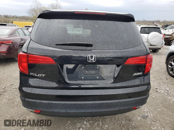 2016 Honda Pilot EX-L with VIN 5FNYF6H52GB038524, listed as a Copart auction lot 51570245 with 147,354 mi miles and Salvage Title. Bid and sale history available at carsss.com. Image 6.