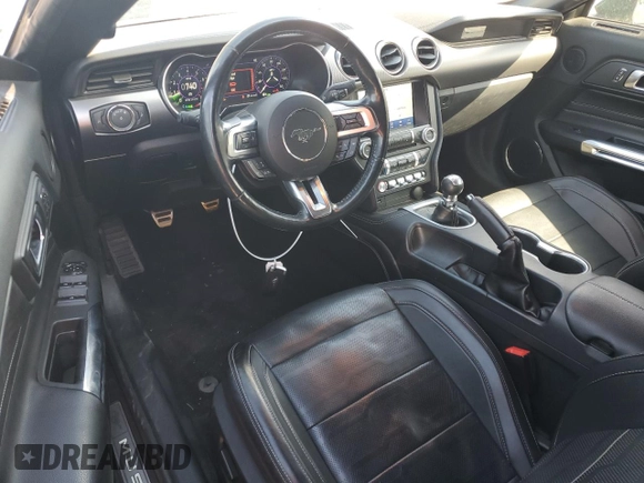 2022 Ford Mustang EcoBoost with VIN 1FATP8UH0N5129315, listed as a Copart auction lot 47427235 with 51,338 mi miles and Non Repairable. Bid and sale history available at carsss.com. Image 8.