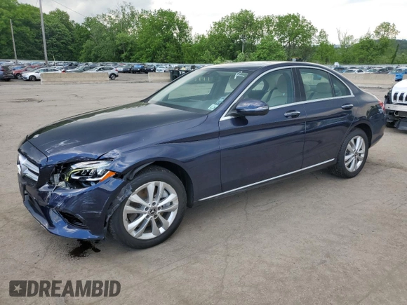 2021 Mercedes-Benz C 300 z VIN W1KWF8EBXMR610481, wystawiony jako Copart lot #58826965 z przebiegiem 11 459 mil mil oraz Szkoda całkowita • Salvage title. Historia ofert i sprzedaży dostępna na DreamBid. Obrazek 1.