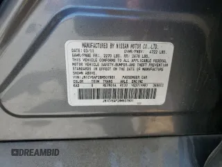 2011 Infiniti G37 Journey with VIN JN1CV6AP2BM507901, listed as a Copart auction lot 55707405 with Not Provided miles and Clean Title. Bid and sale history available at DreamBid. Image 12.