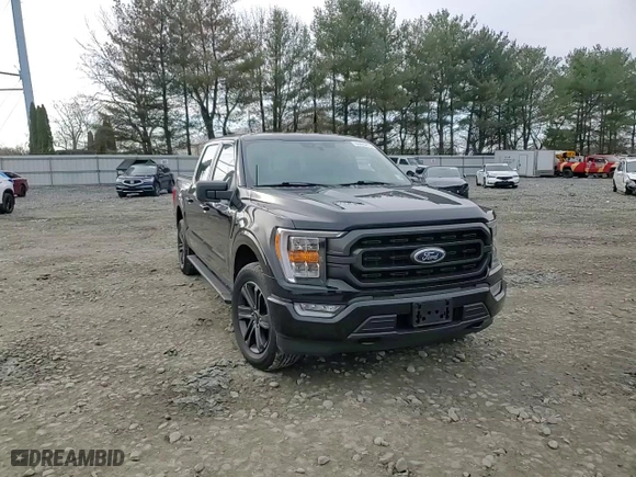 2022 Ford F-150 XL with VIN 1FTEW1EP6NKE71324, listed as a Copart auction lot 50469815 with 27,319 mi miles and Salvage Title. Bid and sale history available at carsss.com. Image 11.