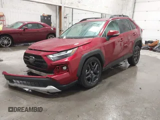 2023 Toyota RAV4 Adventure with VIN 2T3J1RFV9PW359250, listed as a IAAI auction lot 41170551 with 37,388 mi miles. Bid and sale history available at carsss.com. Image 17.