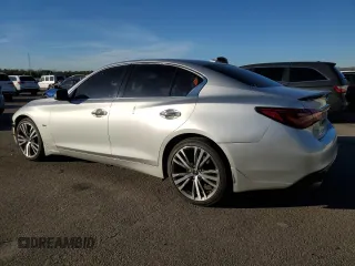 2018 Infiniti Q50 3.0t LUXE with VIN JN1EV7AR6JM610365, listed as a Copart auction lot 85545534 with 0 mi miles and Non Repairable. Bid and sale history available at carsss.com. Image 2.