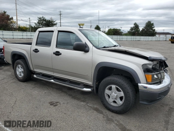 2008 GMC Canyon SLE2 with VIN 1GTDT43E188217884, listed as a Copart auction lot 75870544 with 105,609 mi miles and Salvage Title. Bid and sale history available at carsss.com. Image 4.