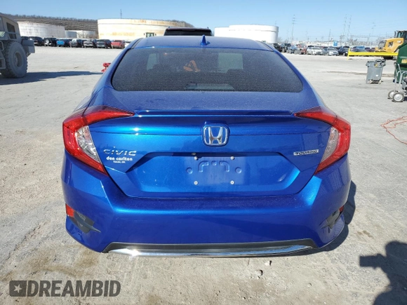 2020 Honda Civic Sedan Touring with VIN 19XFC1F95LE000309, listed as a Copart auction lot 48417295 with 55,603 mi miles and Salvage Title. Bid and sale history available at carsss.com. Image 6.