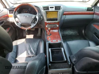 2012 Lexus LS 460 with VIN JTHBL5EF5C5113149, listed as a Copart auction lot 62555505 with 122,359 mi miles and Salvage title. Bid and sale history available at DreamBid. Image 8.