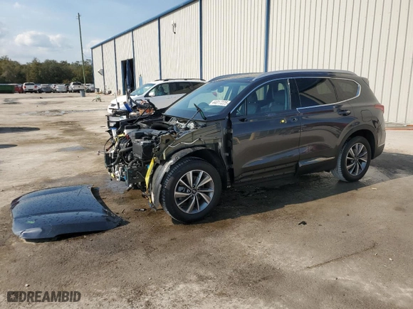 2020 Hyundai Santa Fe Limited with VIN 5NMS53ADXLH272461, listed as a Copart auction lot 44017225 with 53,363 mi miles and Non Repairable. Bid and sale history available at carsss.com. Image 1.