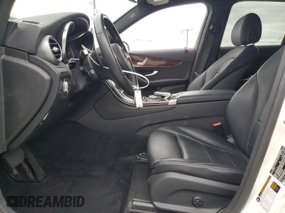 2017 Mercedes-Benz GLC with VIN WDC0G4JB9HF119221, listed as a Copart auction lot 53653555 with 55,291 mi miles and Salvage Title. Bid and sale history available at carsss.com. Image 7.