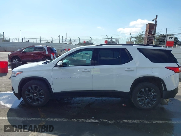 2021 Chevrolet Traverse RS z VIN 1GNEVJKW0MJ266088, wystawiony jako IAAI lot #41504928 z przebiegiem 57 966 mil mil oraz . Historia ofert i sprzedaży dostępna na DreamBid. Obrazek 14.