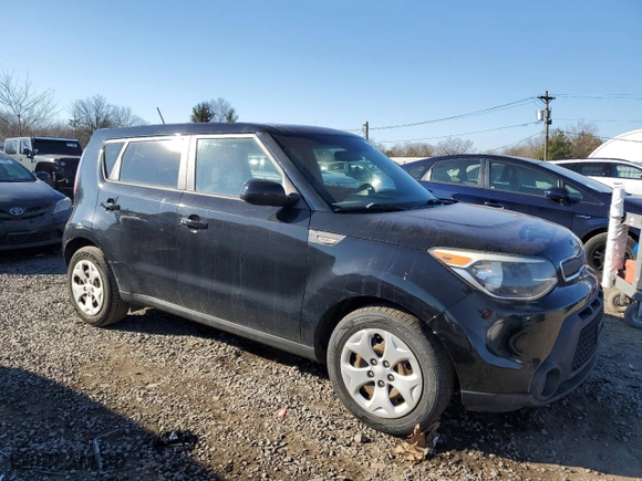 2014 Kia Soul with VIN KNDJN2A29E7038567, listed as a Copart auction lot 46345365 with 167,357 mi miles and Salvage Title. Bid and sale history available at carsss.com. Image 4.
