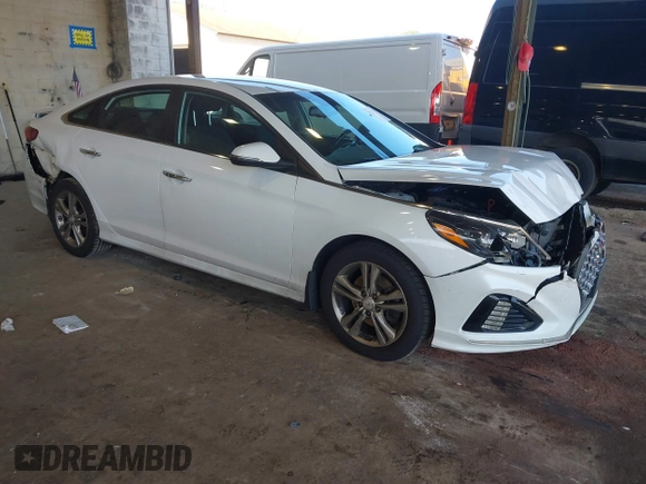2019 Hyundai Sonata SEL with VIN 5NPE34AF2KH806872, listed as a IAAI auction lot 41825437 with 103,281 mi miles and . Bid and sale history available at DreamBid. Image 1.