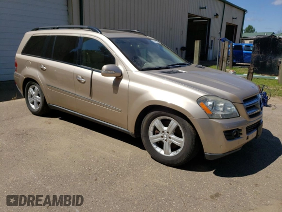 2007 Mercedes-Benz GL-Class with VIN 4JGBF71E07A134839, listed as a Copart auction lot 63412214 with 113,294 mi miles and Non Repairable. Bid and sale history available at carsss.com. Image 4.