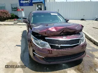 2018 Kia Optima S with VIN 5XXGT4L35JG265287, listed as a Copart auction lot 61407805 with 123,891 mi miles and Salvage title. Bid and sale history available at DreamBid. Image 14.