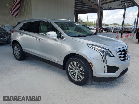 2019 Cadillac XT5 Luxury FWD with VIN 1GYKNCRSXKZ167345, listed as a Copart auction lot 54727105 with Not Provided miles and Salvage Title. Bid and sale history available at DreamBid. Image 4.