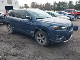 2020 Jeep Cherokee Limited with VIN 1C4PJMDX6LD519268, listed as a IAAI auction lot 41886532 with 42,394 mi miles. Bid and sale history available at carsss.com. Image 1.