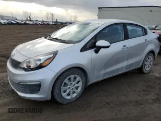 2016 Kia Rio LX with VIN KNADM4A30G6671355, listed as a Copart auction lot 48075515 with 98,168 mi miles and Salvage Title. Bid and sale history available at carsss.com. Image 1.
