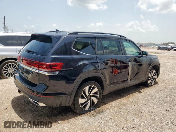 2025 Volkswagen Atlas SE with VIN 1V2WR2CA7SC538954, listed as a Copart auction lot 60905935 with 3,191 mi miles and Clean title. Bid and sale history available at DreamBid. Image 3.