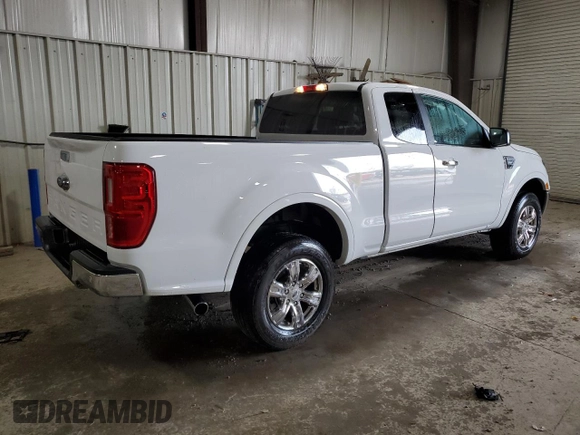 2023 Ford Ranger XL with VIN 1FTER1EH1PLE00450, listed as a Copart auction lot 80669574 with 25,223 mi miles and Salvage title. Bid and sale history available at DreamBid. Image 3.