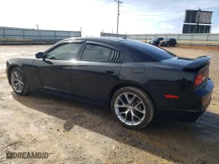2013 Dodge Charger SXT Plus with VIN 2C3CDXHG0DH571411, listed as a Copart auction lot 44187605 with 147,358 mi miles and Salvage Title. Bid and sale history available at carsss.com. Image 2.