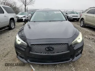 2014 Infiniti Q50 Premium with VIN JN1BV7AP1EM674093, listed as a Copart auction lot 45062485 with 116,228 mi miles and Salvage Title. Bid and sale history available at carsss.com. Image 5.