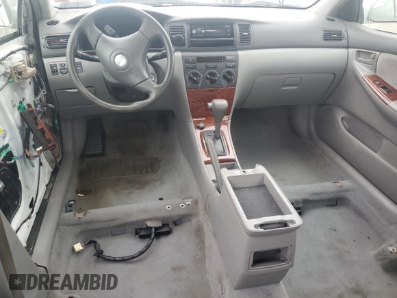 2007 Toyota Corolla CE с VIN 2T1BR32EX7C790836, выставлен на аукционе Copart как лот 56606515 с пробегом Не указан миль и Чистый • Clean title. История ставок и продаж доступна на DreamBid. Изображение 8.