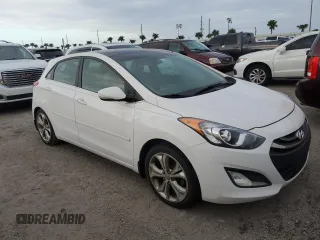 2013 Hyundai Elantra GT with VIN KMHD35LE8DU093065, listed as a Copart auction lot 75117784 with 0 mi miles and Salvage Title. Bid and sale history available at carsss.com. Image 4.