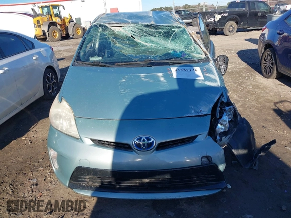 2013 Toyota Prius One with VIN JTDKN3DU2D5681411, listed as a IAAI auction lot 41687126 with 166,146 mi miles. Bid and sale history available at carsss.com. Image 12.