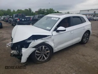 2024 Audi Q5 S line Premium Plus z VIN WA1EAAFY0R2083348, wystawiony jako Copart lot #56517065 z przebiegiem Nie podano mil oraz Szkoda całkowita • Salvage title. Historia ofert i sprzedaży dostępna na DreamBid. Obrazek 1.