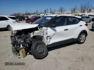 2021 Nissan Kicks S with VIN 3N1CP5BV9ML550064, listed as a Copart auction lot 50641265 with 0 mi miles and Salvage Title. Bid and sale history available at carsss.com. Image 1.