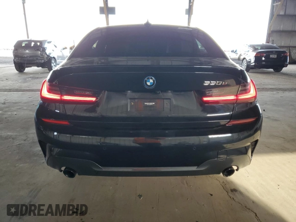 2022 BMW 3 Series 330e with VIN 3MW5P7J06N8C78131, listed as a Copart auction lot 47766015 with 17,100 mi miles and Salvage Title. Bid and sale history available at carsss.com. Image 6.
