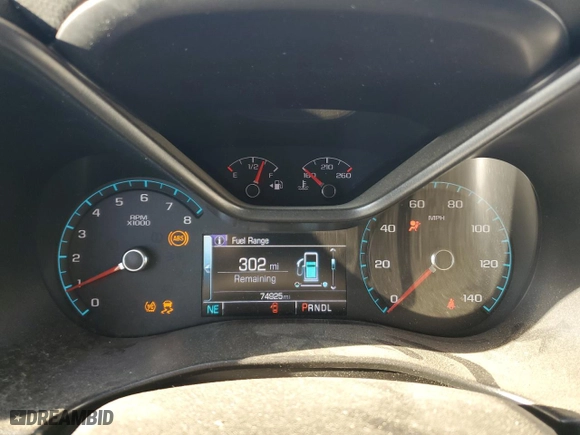 2017 Chevrolet Colorado 2WD LT with VIN 1GCGSCEN8H1330280, listed as a Copart auction lot 42116465 with 74,925 mi miles and Salvage Title. Bid and sale history available at carsss.com. Image 9.