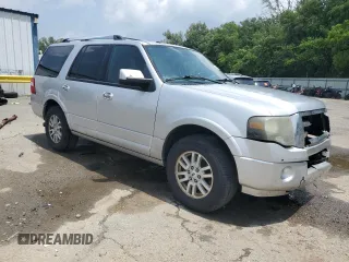 2014 Ford Expedition Limited with VIN 1FMJU1K56EEF33810, listed as a Copart auction lot 56986535 with 378,224 mi miles and Salvage title. Bid and sale history available at DreamBid. Image 4.