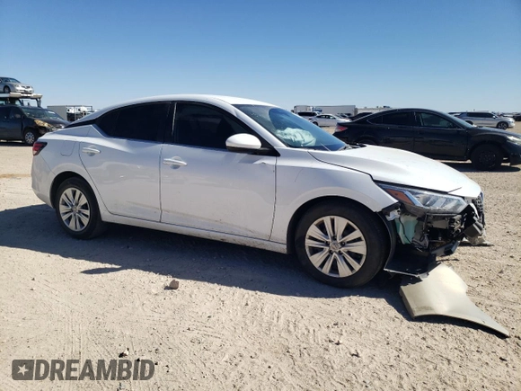 2023 Nissan Sentra S with VIN 3N1AB8BV3PY297029, listed as a Copart auction lot 46858975 with 16,414 mi miles and Salvage Title. Bid and sale history available at DreamBid. Image 4.
