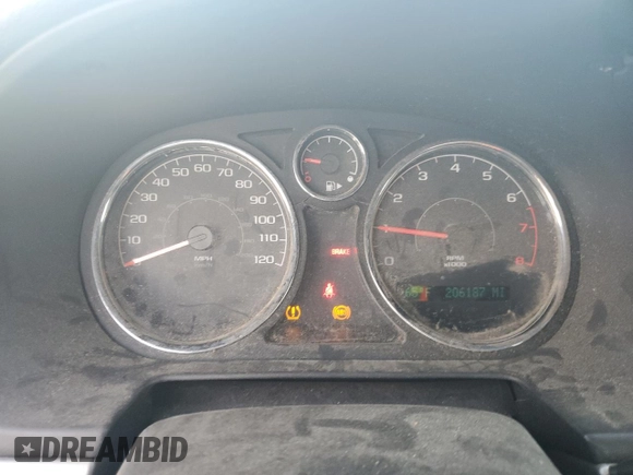 2010 Chevrolet Cobalt with VIN 1G1AC1F5XA7106610, listed as a Copart auction lot 87252604 with 206,187 mi miles and Salvage Title. Bid and sale history available at DreamBid. Image 9.