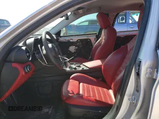 2018 Alfa Romeo Giulia Ti Sport with VIN ZARFAECN8J7568961, listed as a Copart auction lot 40766043 with 24,794 mi miles. Bid and sale history available at carsss.com. Image 7.