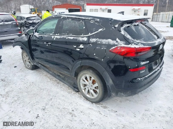 2021 Hyundai Tucson SE with VIN KM8J2CA46MU305045, listed as a IAAI auction lot 41628168 with 47,190 mi miles. Bid and sale history available at carsss.com. Image 3.